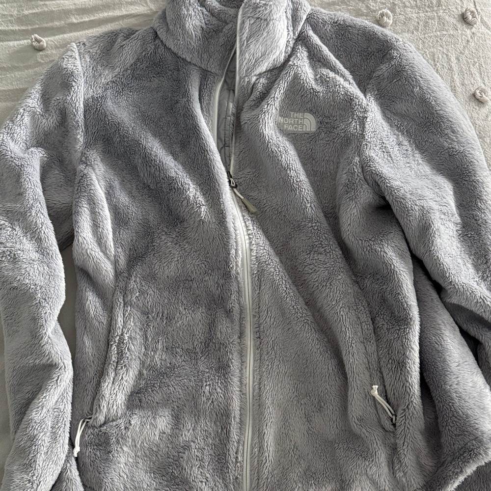 The North Face Women's Soft Gray Teddy Jacket